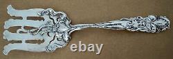 Art Nouveau Sterling Figural Alvin Raphael 9 1/2 Asparagus Serving Fork Old