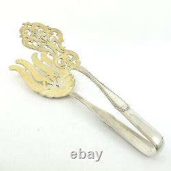 BEAD by ALVIN Sterling Silver Asparagus Tongs GORGEOUS Large 9 1/4 179g