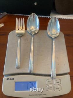 BIG 64 PC SET ALVIN CHAPEL BELLS STERLING SILVER FLATWARE 12 x 6 +3 SERVERS