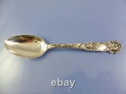 BRIDAL ROSE 1903 SERVING or TABLE SPOON BY ALVIN SILVER CO STERLING