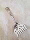 Bridal Rose By Alvin Sterling Silver Sardine Fork Gothic S Monogram With Piercing