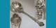 Beautiful 7 1/4 Sterling Silver Server Spoon Alvin Nouremburg (devil Face) 53g