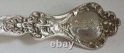 Beautiful 7 1/4 Sterling silver Server Spoon Alvin Nouremburg (Devil Face) 53g