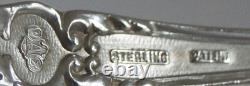 Beautiful 7 1/4 Sterling silver Server Spoon Alvin Nouremburg (Devil Face) 53g