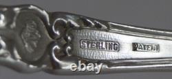 Beautiful 7 1/4 Sterling silver Server Spoon Alvin Nouremburg (Devil Face) 53g