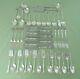 Beautiful Alvin Sterling Silver Chateau Rose 47 Piece Set With Serving 8 Place Set