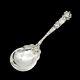 Beautiful Alvin Bridal Rose Sterling Silver Serving Spoon 7 1/8 In