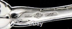 Beautiful Alvin Bridal Rose Sterling Silver Serving Spoon 7 1/8 in