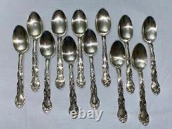 Beautiful Alvin Sterling Silver Flatware French Scroll Set includes 65 pieces