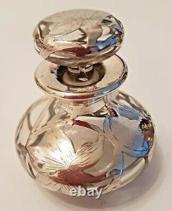 Beautiful Antique Alvin or Gorham Scent with Sterling Silver Overlay