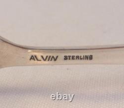 Bridal Bouquet by Alvin Sterling Ice Tongs- 6 3/8