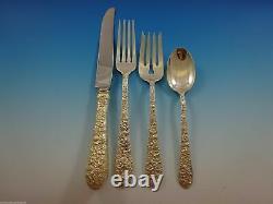 Bridal Bouquet by Alvin Sterling Silver Dinner Size Setting(s) 4pc