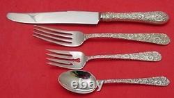 Bridal Bouquet by Alvin Sterling Silver Dinner Size Setting(s) 4pc