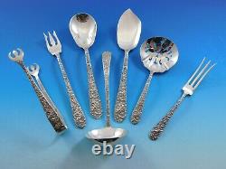 Bridal Bouquet by Alvin Sterling Silver Essential Serving Set Small Hostess 7-pc