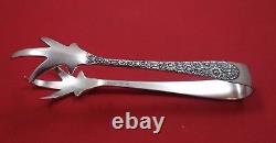 Bridal Bouquet by Alvin Sterling Silver Ice Tong 6 1/2 Serving