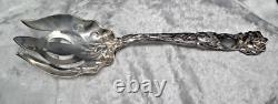 Bridal Rose 1903 ALVIN STERLING 9 1/4 Heavy SERVING FORK