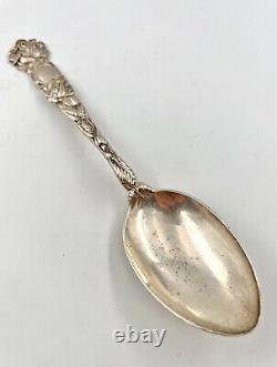 Bridal Rose 1903 Alvin Sterling Silver Large Servings Spoon 8 3/8