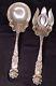 Bridal Rose (1903) By Alvin Sterling, Large Salad/berry Serving Set 2 Piece