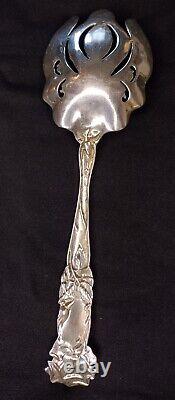 Bridal Rose (1903) by Alvin Sterling, Large Salad/Berry Serving Set 2 Piece