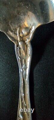 Bridal Rose (1903) by Alvin Sterling, Large Salad/Berry Serving Set 2 Piece
