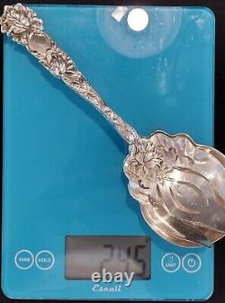 Bridal Rose (1903) by Alvin Sterling, Large Salad/Berry Serving Set 2 Piece