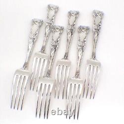 Bridal Rose Forks Set of 6 Alvin Sterling Silver 1903 No Mono