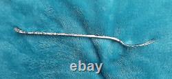 Bridal Rose by Alvin 8 1/4 Sterling long handle pickle fork no mono NICE