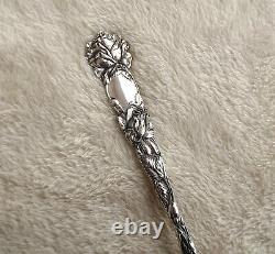 Bridal Rose by Alvin 8 3/8 Sterling table spoon no mono Very Nice