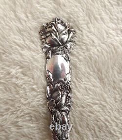 Bridal Rose by Alvin 8 3/8 Sterling table spoon no mono Very Nice