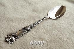 Bridal Rose by Alvin 8 3/8 Sterling table spoon no mono Very Nice