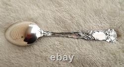 Bridal Rose by Alvin 8 3/8 Sterling table spoon no mono Very Nice