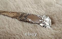 Bridal Rose by Alvin 8 3/8 Sterling table spoon no mono Very Nice