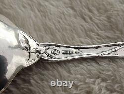 Bridal Rose by Alvin 8 3/8 Sterling table spoon no mono Very Nice