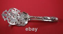 Bridal Rose by Alvin Sterling Silver Asparagus Serving Tong 10 1/8 Rare
