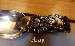 Bridal Rose by Alvin Sterling Silver Baby Spoon Bent Handle Original 3 1/2