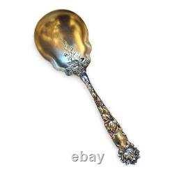 Bridal Rose by Alvin Sterling Silver Casserole or Berry Serving Spoon 7 1/2 76g