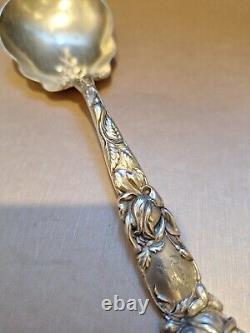Bridal Rose by Alvin Sterling Silver Casserole or Berry Serving Spoon 7 1/2 76g