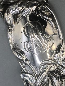 Bridal Rose by Alvin Sterling Silver Casserole or Berry Serving Spoon 7.5