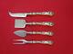 Bridal Rose By Alvin Sterling Silver Cheese Serving Set 4 Piece Hhws Custom