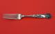 Bridal Rose By Alvin Sterling Silver Dessert Youth Tea Fork 6 1/4