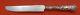 Bridal Rose By Alvin Sterling Silver Dinner Knife French 9 7/8 Flatware