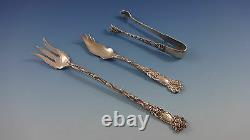 Bridal Rose by Alvin Sterling Silver Flatware Set For 8 Service 57 Pieces