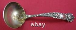 Bridal Rose by Alvin Sterling Silver Gravy Ladle GW with Flowers in Bowl 6 3/4