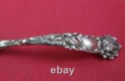 Bridal Rose by Alvin Sterling Silver Gravy Ladle GW with Flowers in Bowl 6 3/4