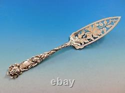 Bridal Rose by Alvin Sterling Silver Jelly Cake Server Pierced 9 1/8 Floral