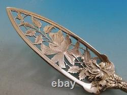 Bridal Rose by Alvin Sterling Silver Jelly Cake Server Pierced 9 1/8 Floral