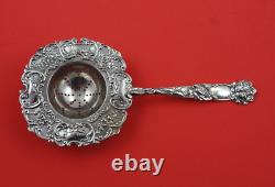 Bridal Rose by Alvin Sterling Silver Tea Strainer 6 7/8