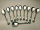Bridal Rose By Alvin Sterling Silver Group Of 10 Ice Cream Spoons, Original