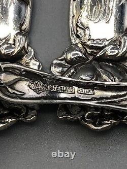 Bridal Rose by Alvin Sterling Silver set of 6 Luncheon Forks 6.75