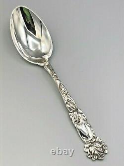 Bridal Rose by Alvin Sterling Silver table Serving Spoon 8 3/8, mono B